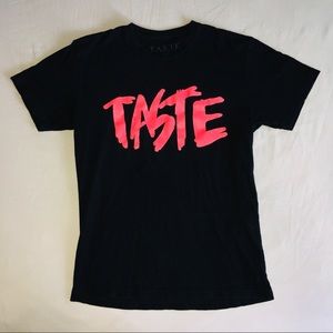 TASTE Graphic Logo Men’s T-shirt Black